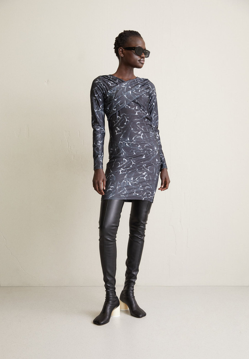 Han Kjøbenhavn CHROME TRIBAL SHORT DRESS