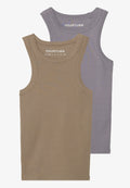 YOURTURN 2PACK MUSCLE FIT TANK