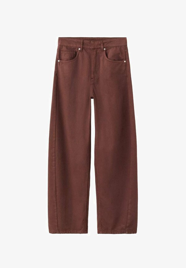 Mango Relaxed fit jeans - brown