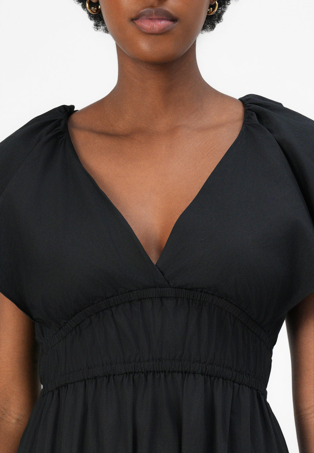 FRILLED SLEEVE MIDI DRESS Media 6