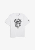 Puma TEAM ROAR BASKETBALL TRAININGSSHIRT - Sports T-shirt - white- black