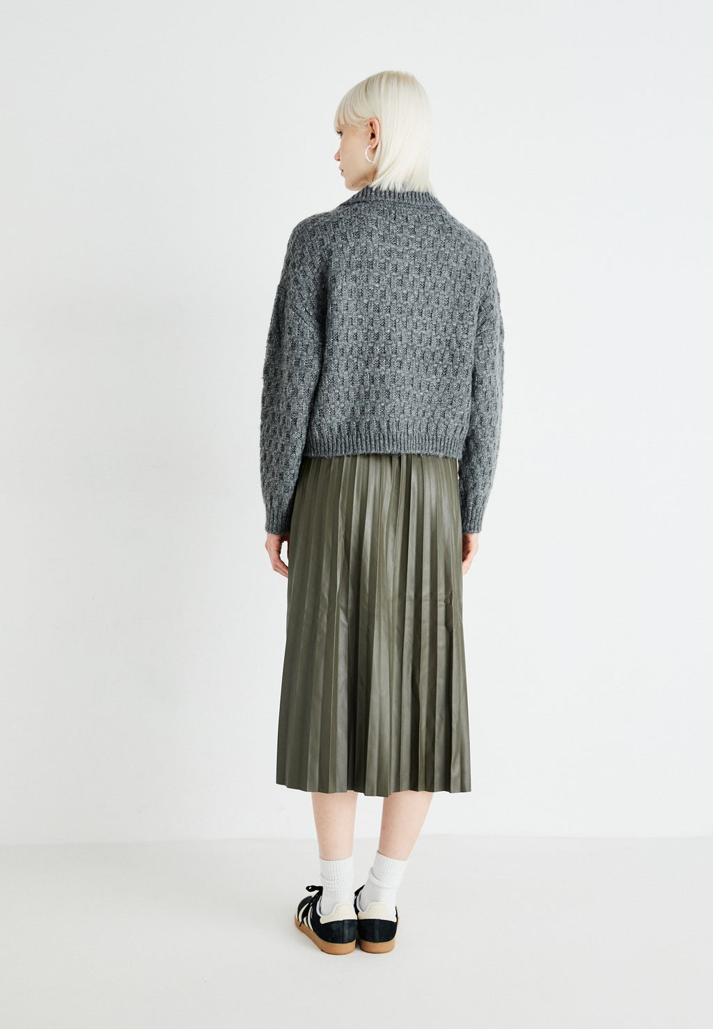 Vero Moda VMPUFFY COATED PLEAT SKIRT