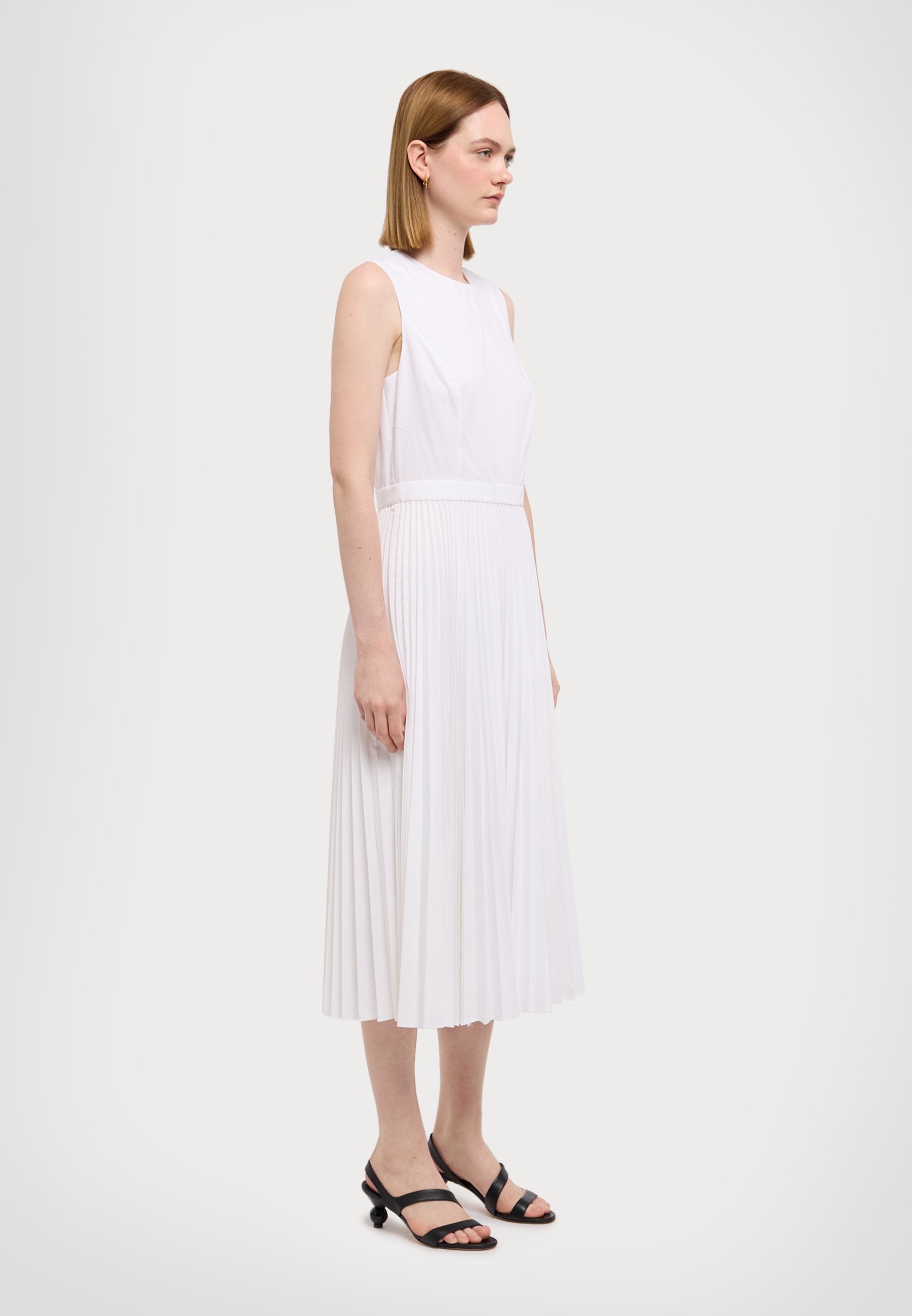 Theory SLEEK PLEATED DRESS