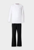 Tommy Hilfiger SET SIGNATURE  - Pyjama set - white/black