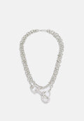 Uncommon Souls RHINESTONE CLASP NECKLACE