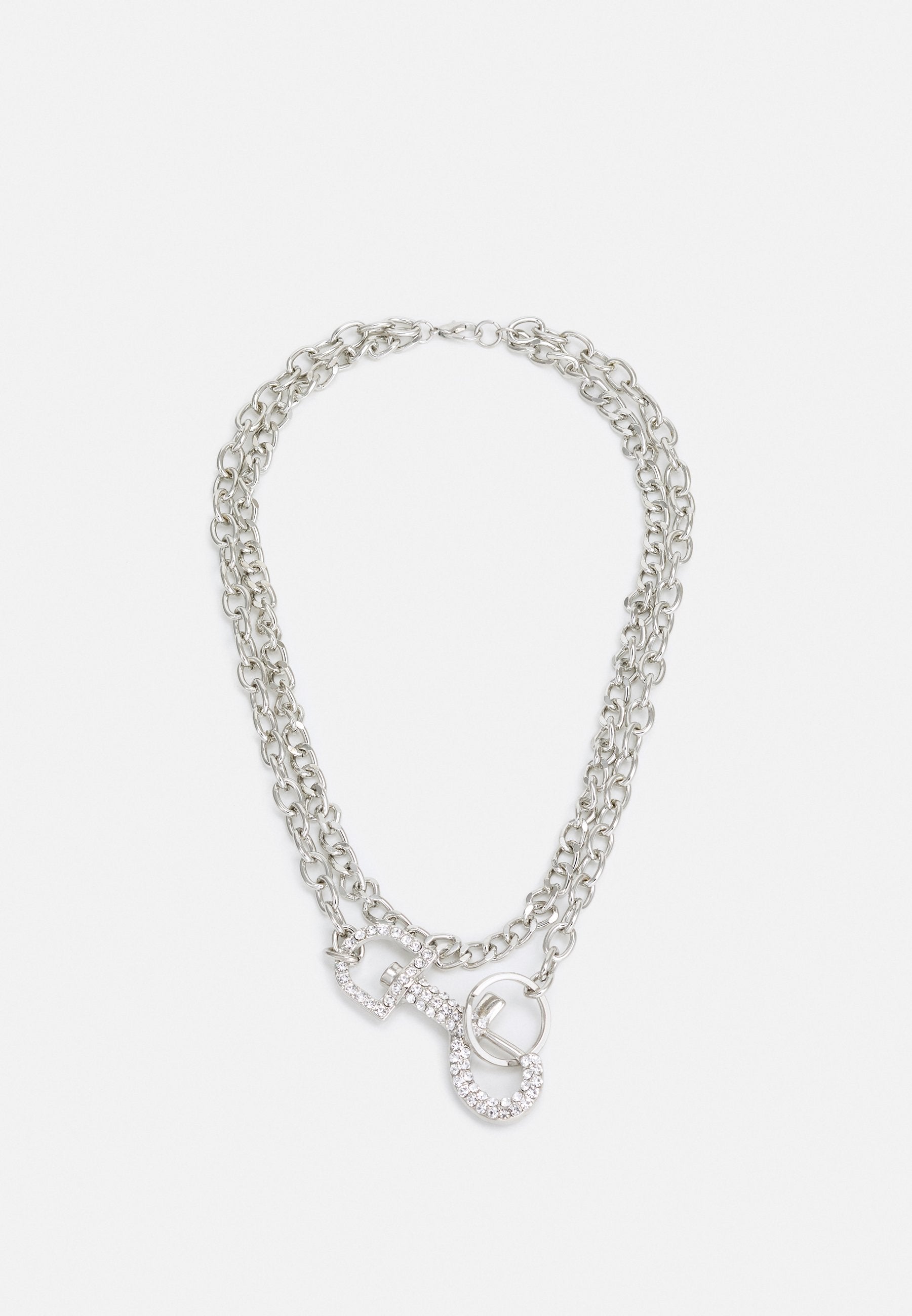 Uncommon Souls RHINESTONE CLASP NECKLACE