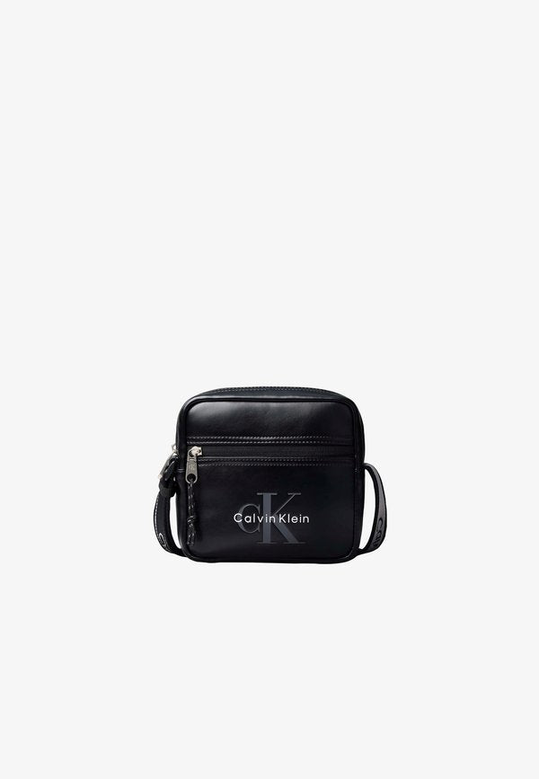 Calvin Klein LOGO CROSSBODY - Cross body bag - black