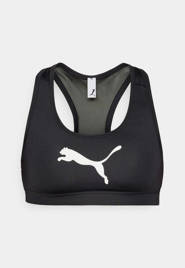 Puma 4KEEPS - MID - Medium support sports bra - black