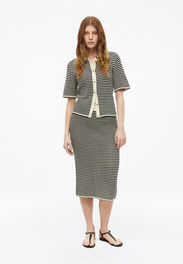 s.Oliver ROCK - A-line skirt - helles beige