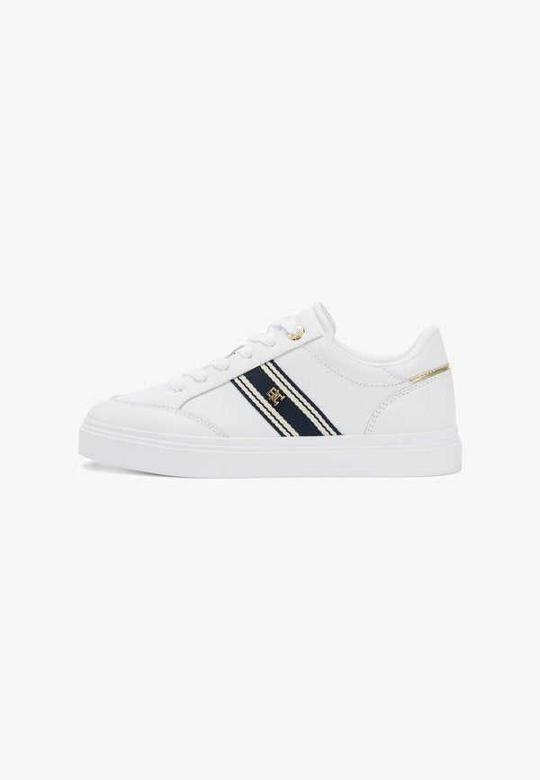 Tommy Hilfiger WEBBING STRAP CUPSOLE  - Trainers - white