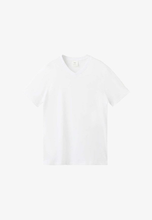 Mango ADULT - Basic T-shirt - white