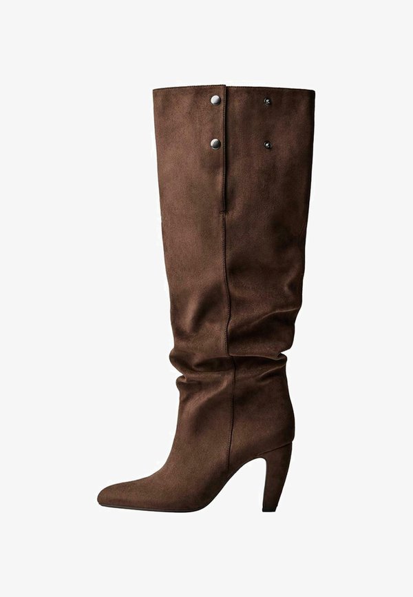 Bershka High heeled boots - brown