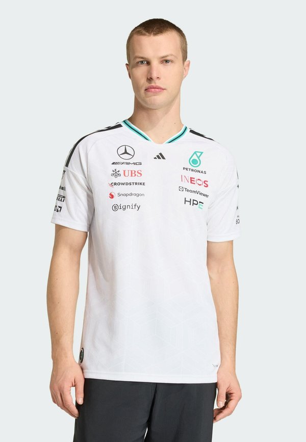 adidas Performance MERCEDES - AMG PETRONAS FORMULA 1 TEAM DRIVER AUTHENTIC - Sports T-shirt - white