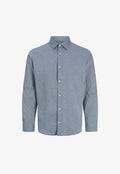 Jack & Jones JJEFIELD MELANGE SHIRT LS SN - Shirt - faded denim