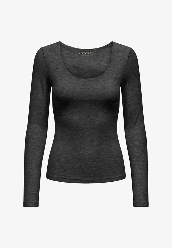 ONLY ONLCHOICE - Long sleeved top - dark grey melange