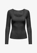 ONLY ONLCHOICE - Long sleeved top - dark grey melange
