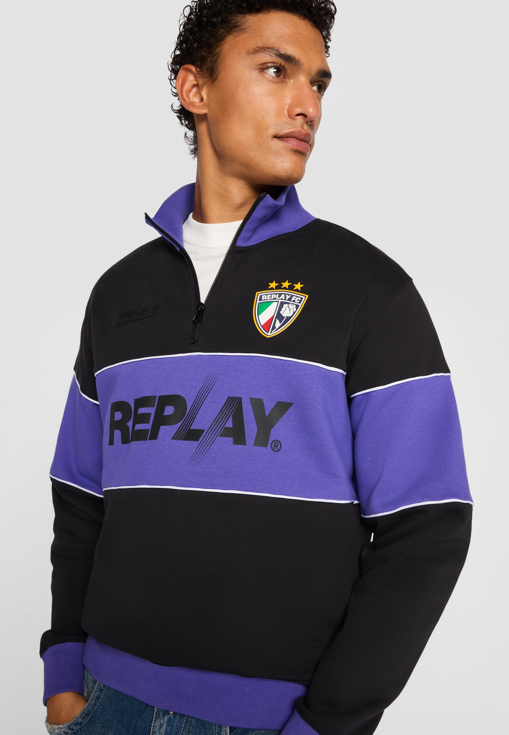 Replay TRACKER HALF ZIP