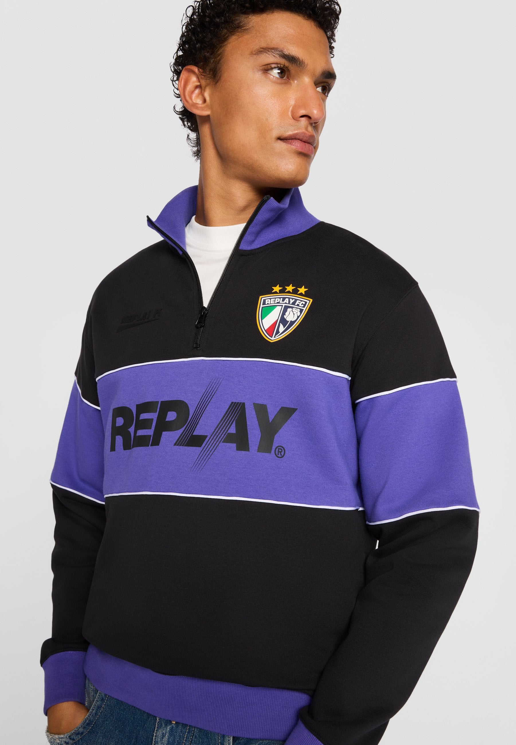 Replay TRACKER HALF ZIP