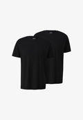 s.Oliver 2 PACK - Basic T-shirt - schwarz