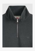 Levi's® ORIGINAL HM QUARTER ZIP WINETASTING HTR - Sweatshirt - winetasting htr - blacks -
