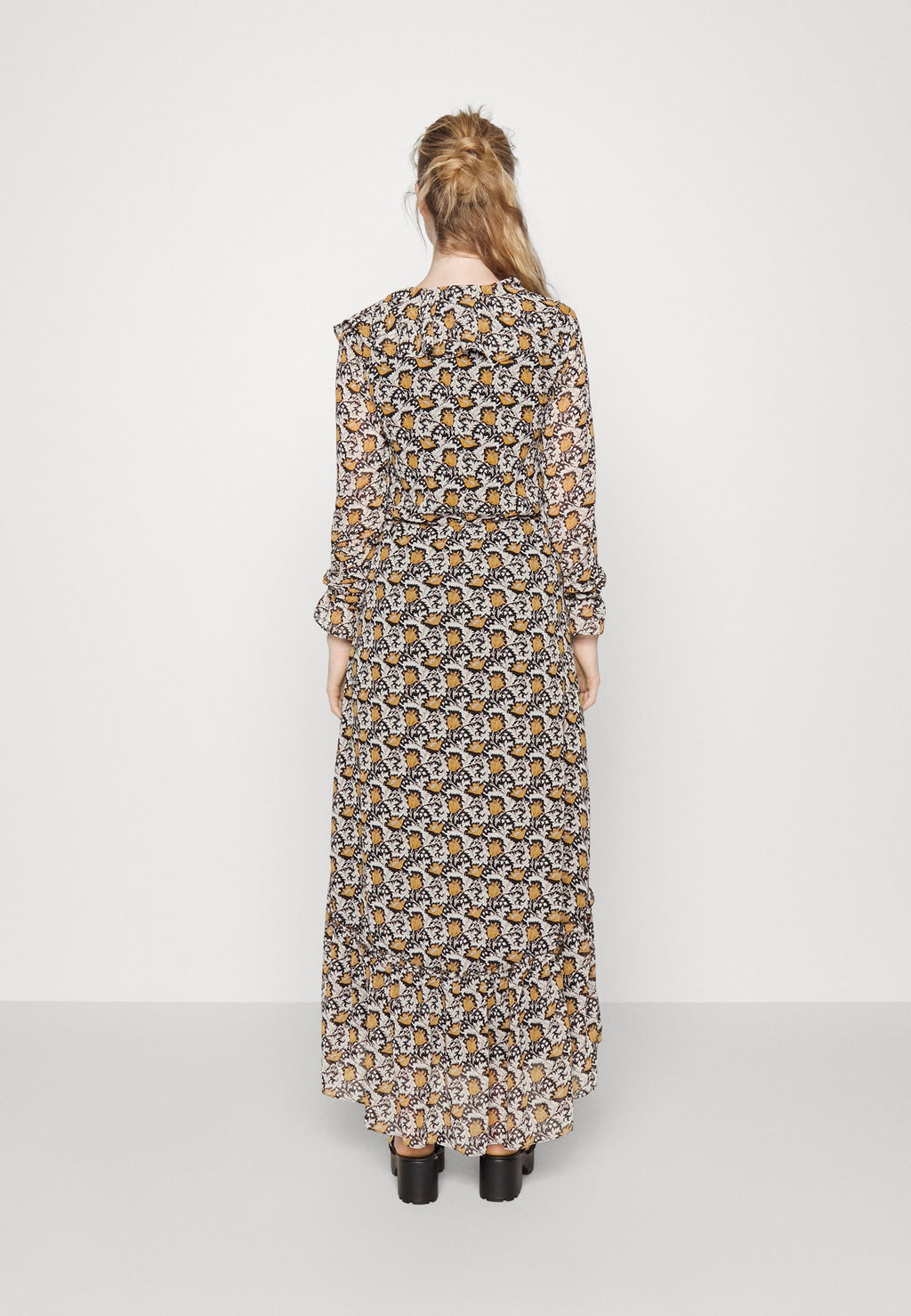 Colourful Rebel PENNY PAISLEY FLOWER RUFFLE DRESS