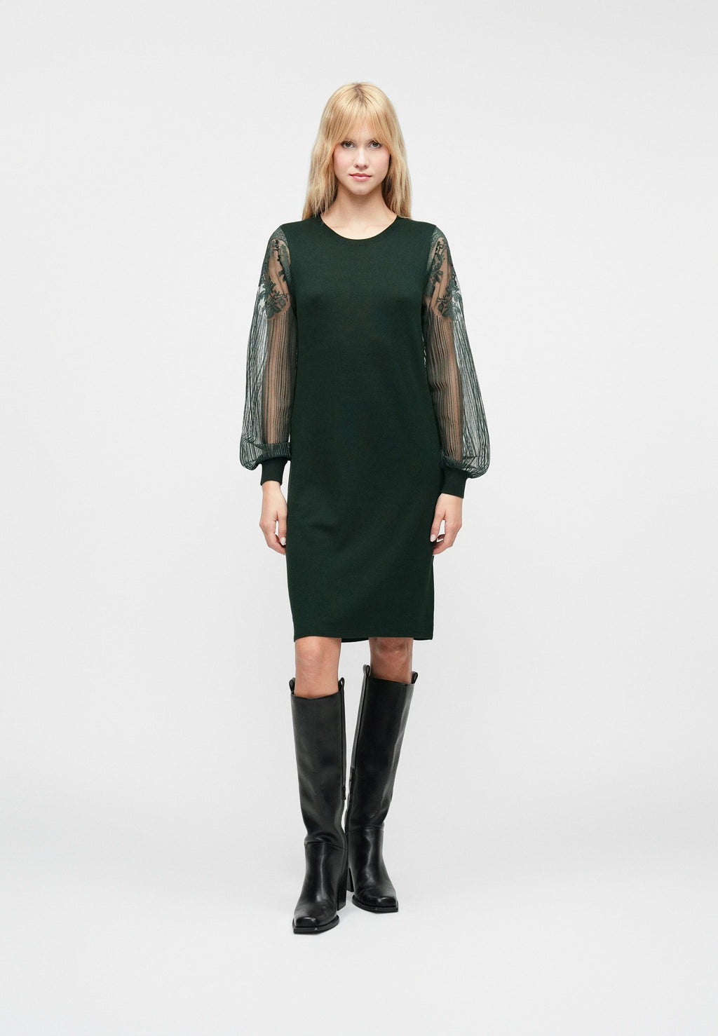 ONLY ONLLACEY O NECK DRESS