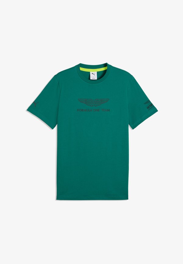 Puma AMF1 ESSENTIAL BIG LOGO TEE (REGULAR) - Print T-shirt - green lux