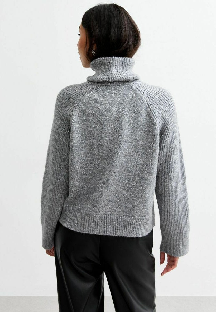New Look SPARKLE ROLL NECK