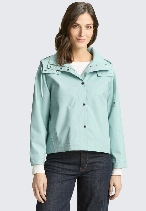 TOM TAILOR ULTRALIGHT AUS WASSERABWEISENDEM 
 - Outdoor jacket - blue haze