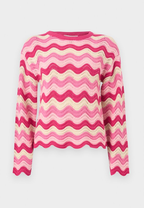 ONLY ONLASA - Jumper - pink yarrow/wild orchid/romance rose/birch