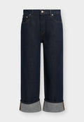 Good American GOOD STANDARD BAGGY CUFFED JEANS