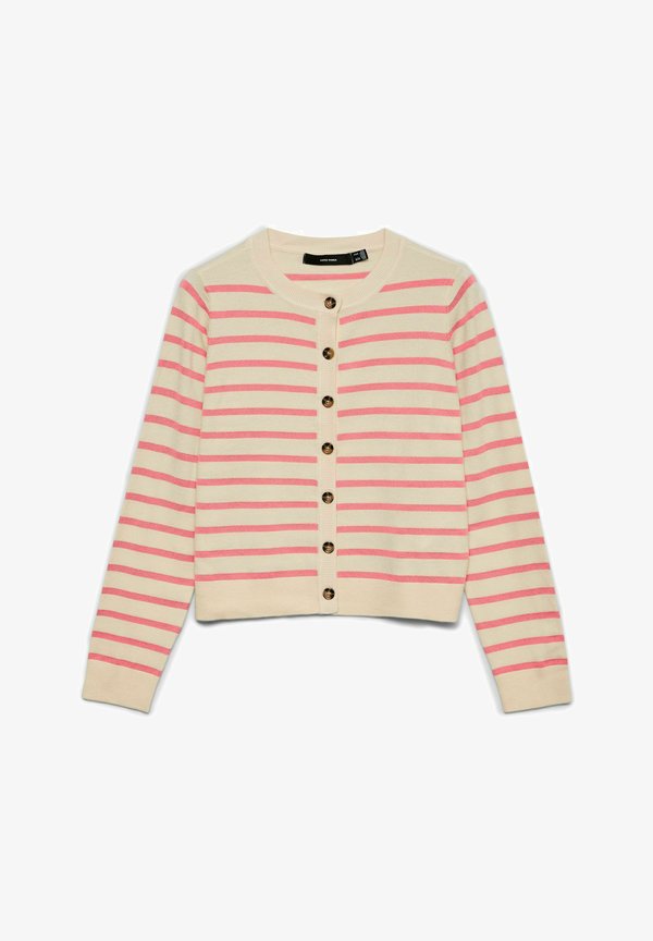 Vero Moda Knitted VMSABA Knit - Cardigan - birch