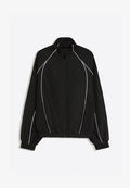 Bershka CONTRAST TECHNICAL - JACKET - Training jacket - black