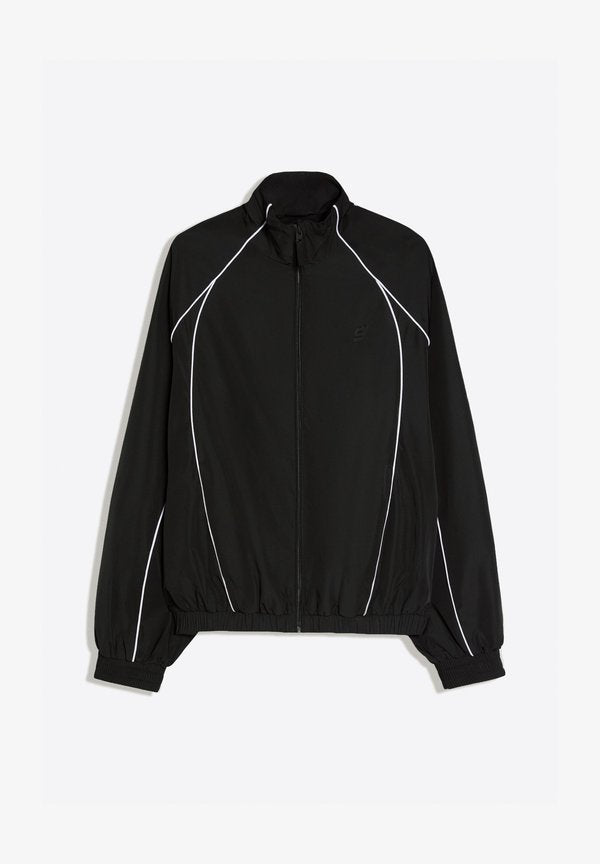 Bershka CONTRAST TECHNICAL - JACKET - Training jacket - black