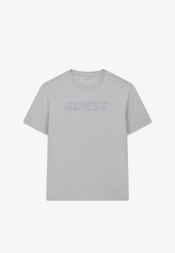 Guess LOGO-T-SHIRT - Print T-shirt - hellgrau