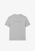 Guess LOGO-T-SHIRT - Print T-shirt - hellgrau