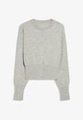 Bershka CARDIGAN - Cardigan - dark grey