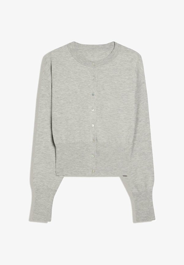 Bershka CARDIGAN - Cardigan - dark grey