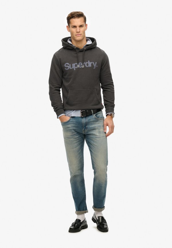 Superdry & Co CORE LOGO CITY - Hoodie - washed black
