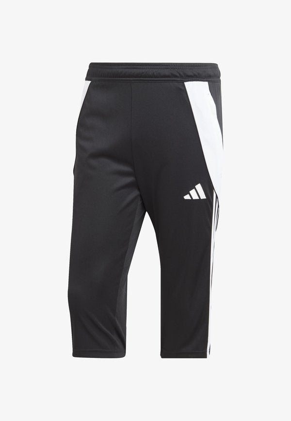 adidas Performance TIRO24 3/4 - 3/4 sports trousers - black/white