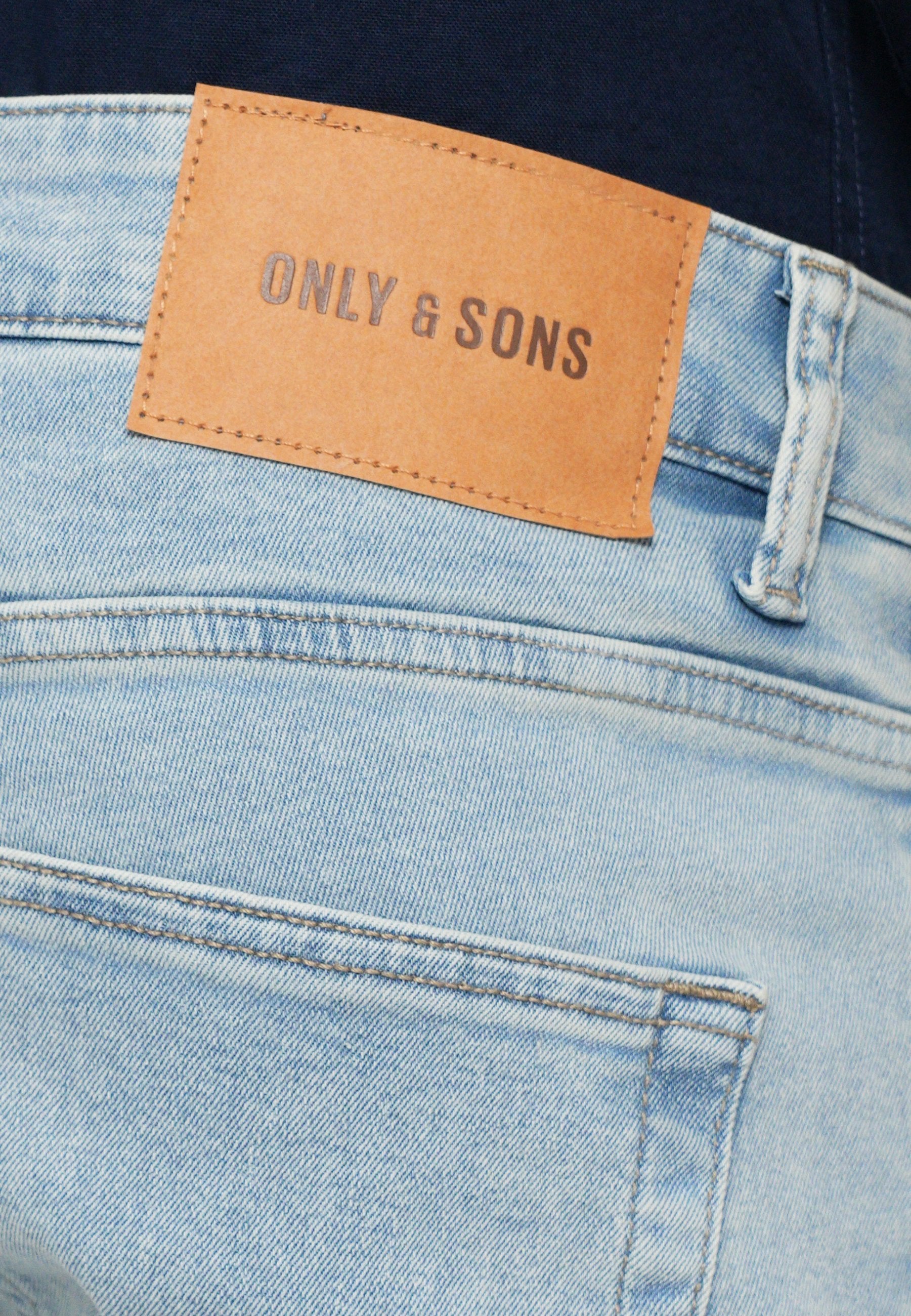 Only & Sons Skinny fit ONSWARP Low rise