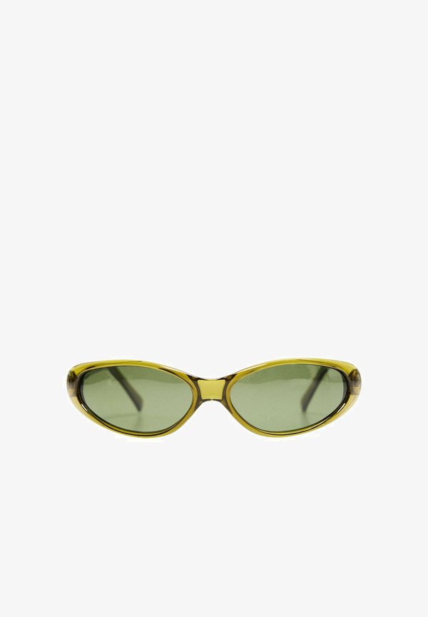 Bershka OVAL - SUNGLASSES - Sunglasses - evergreen