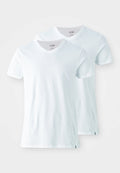 Puma EVERYDAY V NECK TEE 2 PACK - Undershirt - white