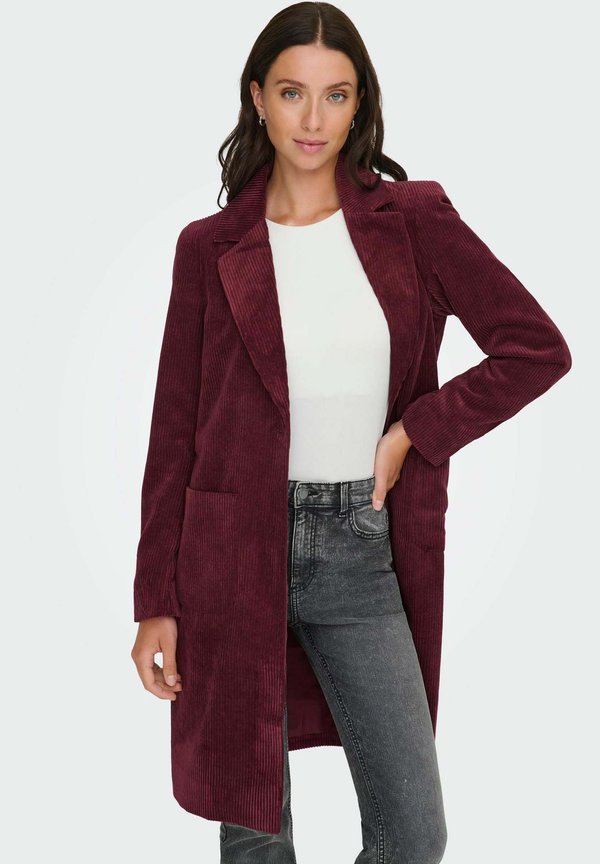 ONLY ONLASTRID - Classic coat - tawny port