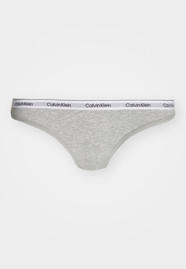 Calvin Klein Underwear THONG ICON LOGO - Thong - grey heather