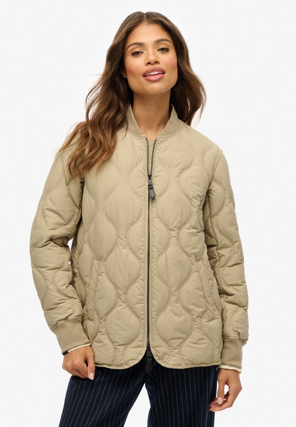 Superdry & Co QUILTED LINER - Winter jacket - winter twig beige