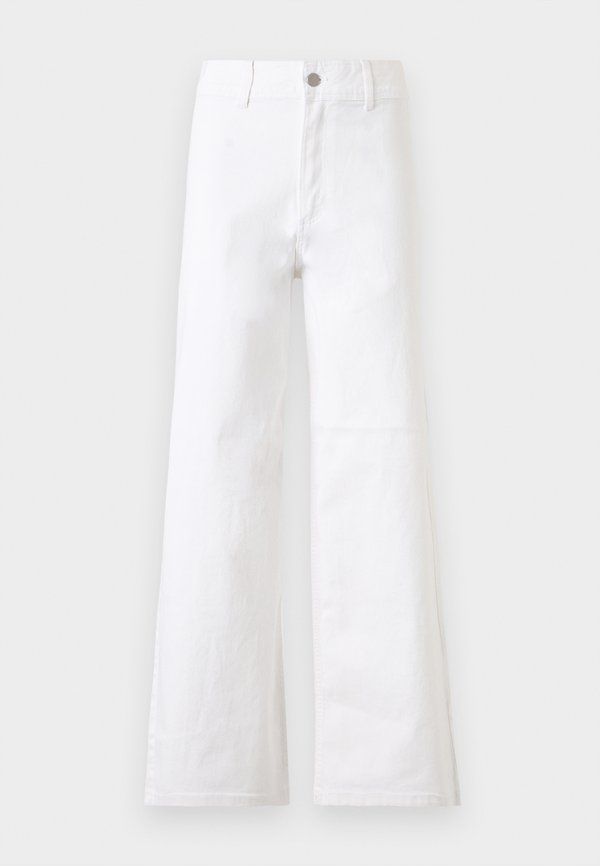 Vero Moda Tall VMLARONE WIDE CROPPED - Wide Leg - bright white