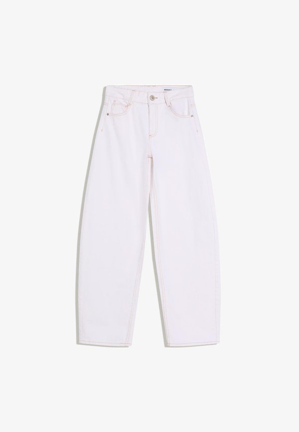 Bershka BAGGY BARREL - JEANS - Baggy Jeans - beige