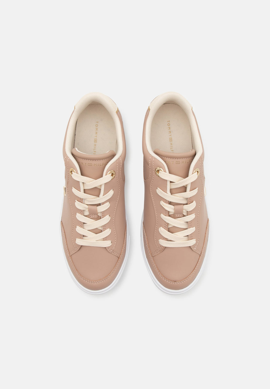 TH MONOGRAM LEATHER COURT TRAINERS Media 6