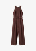 Mango Jumpsuit - brown